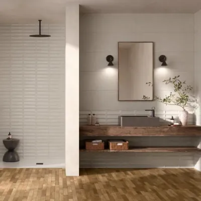 Productafbeelding van CASA39, keramisch tegeltje met 3D-effect, afmetingen 33x100 cm, merk Ragno