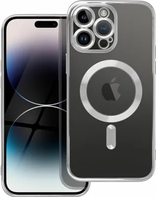Immagine prodotto di Custodia MagSafe con protezione della fotocamera per iPhone 15 argento