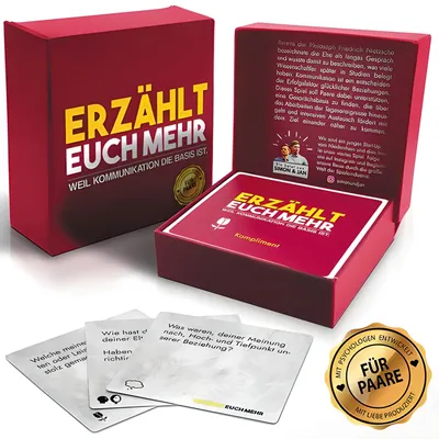 Obrázok produktu pre Carletto Erzählt euch mehr Paare, Kartová hra, Hra pre páry, 16 rok / roky