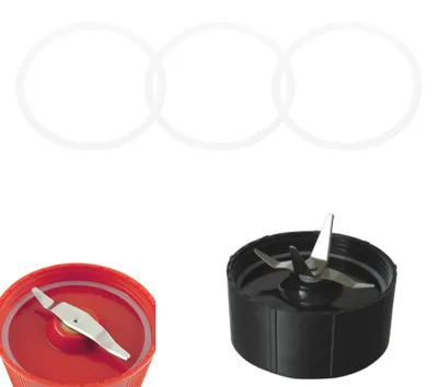 3er-Set runde Dichtungen 78 mm für Mixer, weiß