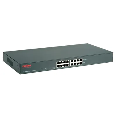 Image de ROLINE 48,30cm (19") PoE MID-Span Power Supply, 8 Midspanports (21.13.1181)