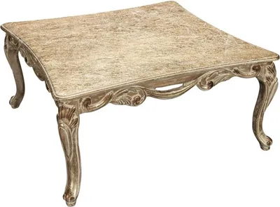 Produktbild von Casa Padrino Luxus Barock Couchtisch Antik Gold 100 x 100 x H. 45 cm - Quadratischer Antik Stil Wohnzimmertisch - Wohnzimmer Möbel im Barockstil
