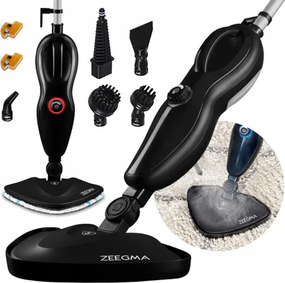Produktbild von Multifunktionaler Dampfmopp Mit Egma Puur 1500W 25 Sekunden 7 Zubehör 2,6Kg