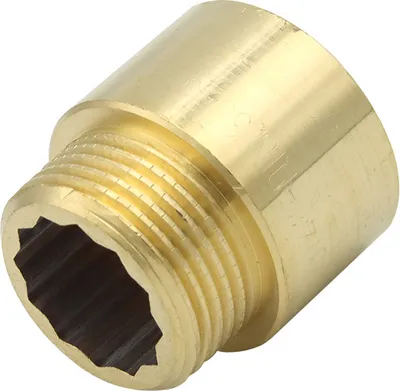 Produktbild von Messing Fitting Hahnverlängerung 3/4" Zoll x 20 mm DN20