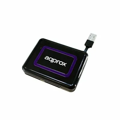 Image de Lecteur de carte d'identité électronique approx ! APPCRDNIB USB 2.0 Noir
