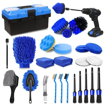 Productafbeelding van TTRCB, 27-delige autodetailingset, set met autodetailingsborstels, autodetailing