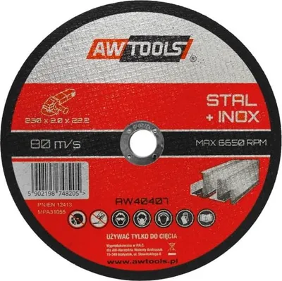 Produktbild von Awtools, deSchneidemesser 115*1,0mm / 22,2, für Metall, hohe Verschleißfestigkeit, saubere und schnelle Schnitte, idealfür Metall- und Schweißarbeiten