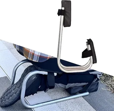 Produktbild von Knie-Sitz für Gartenarbeit, schützt die Knie und erleichtert die Feldarbeit. Ergonomisches, Der perfekte Begleiter für Garten und Arbeit (A-Silber).