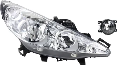 Immagine prodotto di Johns, Fari alogeni adatti per Peugeot 207 02/06- H1 H7 Re. Passeggero + fendinebbia. 620695 8200074008 6202E1 00006202E1 6710027 0000620639 620639
