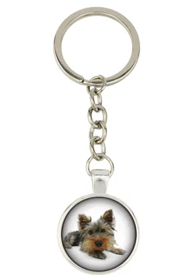 Produktbild von Yorkshire Terrier - Schlüsselanhänger mit Ihrem Foto, Schlüsselanhänger, Taschenanhänger der Marke Art-Dog