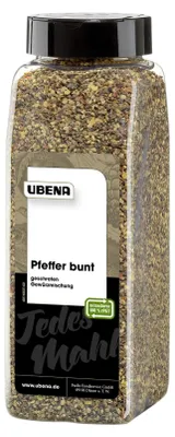 Produktbild von Ubena Bunter Pfeffer geschroten aromatische Gewürzmischung 500g