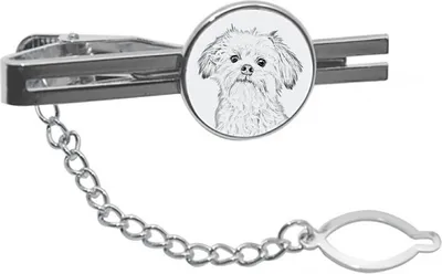 Immagine prodotto di Lowchen spilla per cravatta con cane Art-Dog