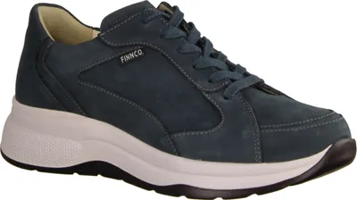 Produktbild von Finn Comfort Piccadilly Damenschnürer, Petrol, Leder, NEU - Damenschuhe Bequeme Schnürschuhe, Blau, leder (oilbuk)