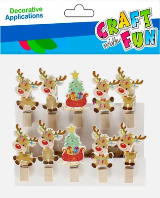 Obrázek produktu pro Vánoční dekorace sobí spony CRAFT WITH FUN 501907