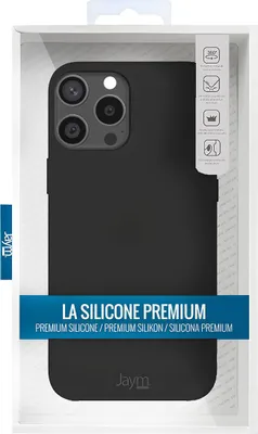Image de Jaym, Magsafe Premium étui silicone Apple iPhone 15 Pro, Noir