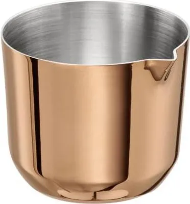 Produktbild von APS 10301 Gießer-Set/ Milchkännchen ALLURE, 18/8 Edelstahl, PVD-beschichtet, 30 ml, Ø 4,5 cm, Höhe 4 cm, Kupfer-Look