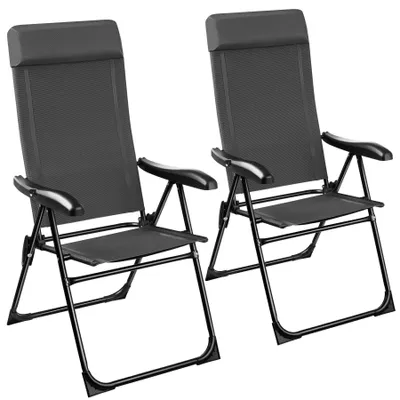 Produktbild von tectake® Campingstuhl Müritz Belastbarkeit 120 kg, 57 x 65 x 112 cm