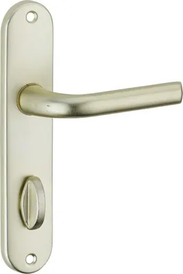 Image de Ensemble de poignées pour porte intérieure Leto à condamnation, carré 7mm, entr'axes 165mm, couleur F2 - THIRARD