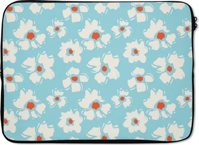 Produktbild von MuchoWow® Laptop Hülle 13 Zoll Aquarell - Blumen - Muster Laptoptasche - Laptophülle - Sleeve - Rundumschutz