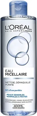 Immagine prodotto di Acqua micellare per pelli normali e miste sensibili 3in1 (Acqua micellare) 400 ml