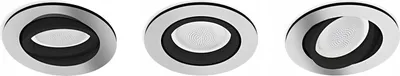 Produktbild von Philips Hue White Ambiance Milliskin Einbaustrahler 3 flg. Aluminium 3x350lm