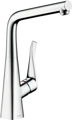 Produktbild von Hansgrohe Metris Spültischmischer Schwenkauslauf Vorfenstermontage Chrom