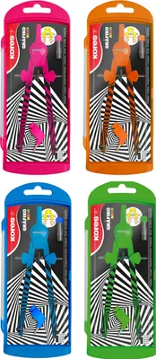 Produktbild von Kores Schnellverstellzirkel "Grafiko Neon" zufällige Farbe (1 Stück)