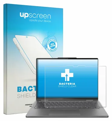 Produktbild von upscreen Schutzfolie für Lenovo Yoga 7i 2-in-1 Gen 9 14" Displayschutz Displayschutzfolie Folie Klar antibakteriell