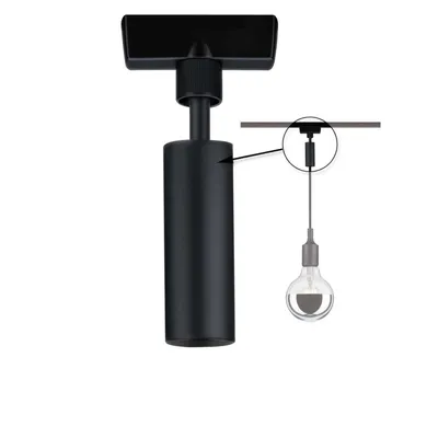 Produktbild von Paulmann URail Universal Pendel Adapter Schwarz matt Metall/Kunststoff