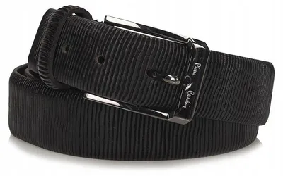 Image de Pierre Cardin Ceinture Homme Cuir Boucle Noir 100 cm 8013