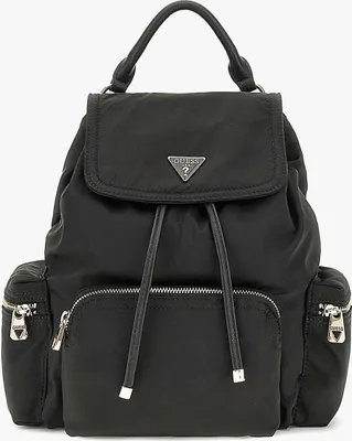 Produktbild von Guess Gemma Eco Mini Rucksack in Schwarz für Damen – 22x32x12 CM / Black
