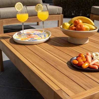 Image de Table basse de jardin en teck massif TOUQUET