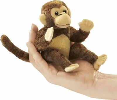 Produktbild von Folkmanis 2738 Fingerpuppe Affe