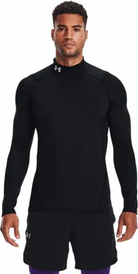 Produktbild von Under Armour Ua Cg Armour Fitted Mock - black, Größe:XS