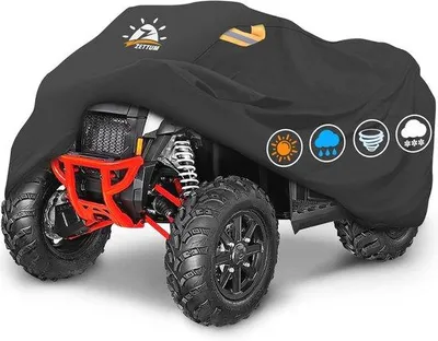 Produktbild von Famanu ATV Abdeckplane 241 cm - Wasserdicht und flexibel für Outdoor-Fahrzeuge