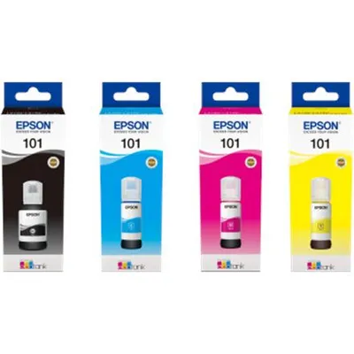 Obrázok produktu pre Epson 101 EcoTank Cyan ink bottle, Azúrová, Epson, 70 ml, Japonsko, 1 kusov, 58 mm