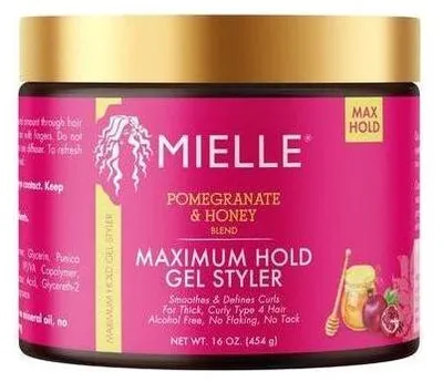 Produktbild von Mielle Granatapfel & Honig Gel-Stylingprodukt mit maximalem Halt, 473 ml