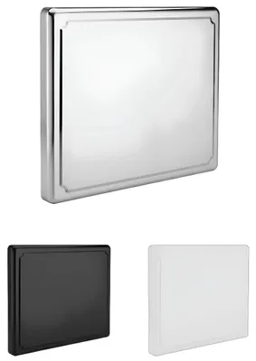 Obrázek produktu pro Solidchoice – Nerezová ocelová deska pro plynové sporáky, rozměry 60,5 x 52,5 cm, vhodná pro indukční a keramické varné desky