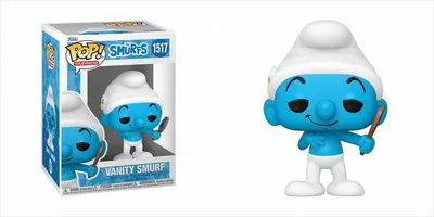 Produktbild von Figurka Funko Pop! The Smurfs - Vanity Smurf, Winylowa, Oficjalny Produkt