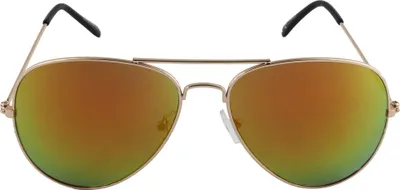 Produktbild von Pilotenbrille - Sonnenbrille - L - gold-gelb verspiegelt