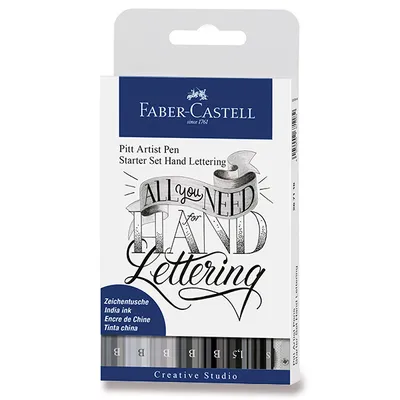 Obrázok produktu pre FABER-CASTELL Tuschestift Pitt Artist Pen Lettering 8x