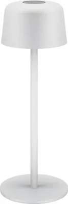 Image de Goobay 77676 Lampe de table LED sans fil, taille S, 25 cm, blanche, 0,5 m - avectactile, 150 lm, blanc chaud (3000 K)