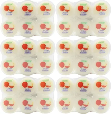 Produktbild von Cocon Lychee Pudding mit Nata de Coco 6x480g