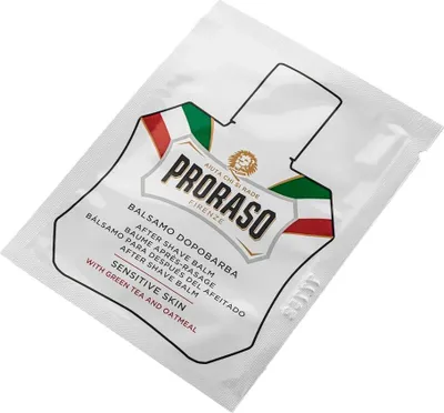 Obrázok produktu pre Balzam po holení vzorka Proraso Aftershave Balm - Sensitive Green Tea & Oatmeal Sample 3 ml