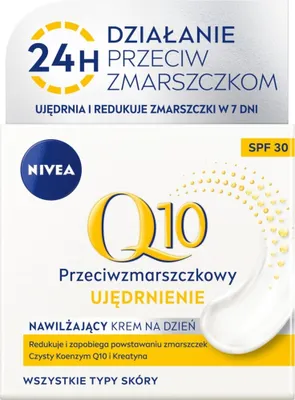 Zdjęcie produktu dla Nivea Visage Q10 Ujędrniający Przeciwzmarszczkowy Krem Do Twarzy Na Dzień Spf30