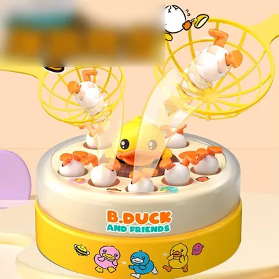 Produktbild von 2in1 Visspiel mit Eendchen – Interaktives Lernspiel mit Fangen, Netz und Angellinien für Kinder