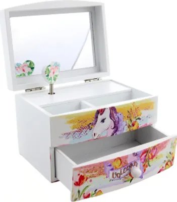 Immagine prodotto di Portagioie unicorno in legno