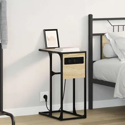 Produktbild von vidaXL Nachttisch Sonoma-Eiche 41,5 x 26 x 60,5 cm Holzwerkstoff