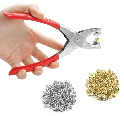 Produktbild von Ösenzange Set mit 400 Ösen Ø 10mm für Planen, Banner, Leder, Stoffe