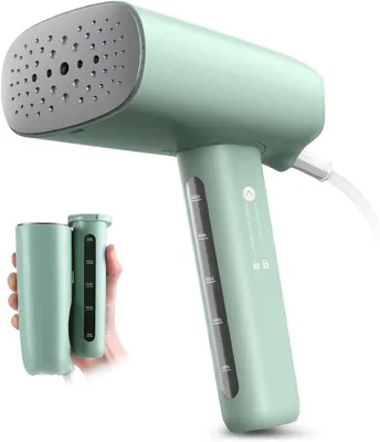 Produktbild von Reise Dampfglätter 800W 18g/min 110ml Tank schnelles Aufheizen tragbare Dampfbürste vertikal & horizontal Faltenentferner für Kleidung Zuhause